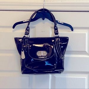 FRANCO SARTO BLACK SHOULDER BAG